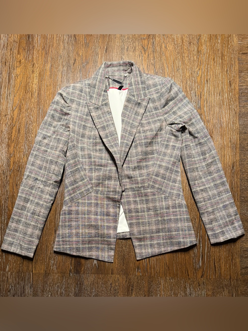 Tailored Plaid Ladies' Blazer - White House/Black Market